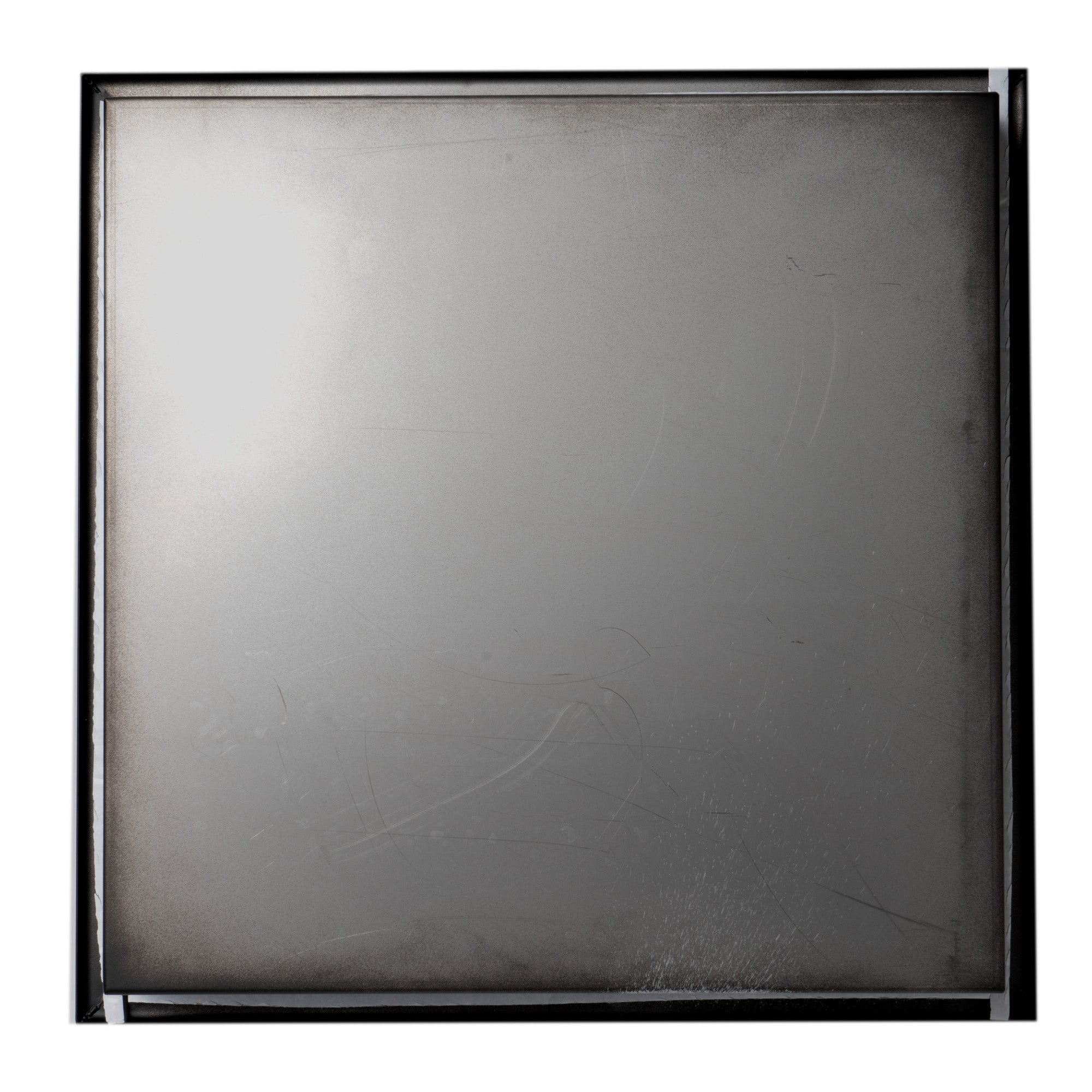 ALFI brand ABNC1616-BLA 16" x 16" Black Matte Stainless Steel Square Single Shelf Bath Shower Niche, 20 Gauge