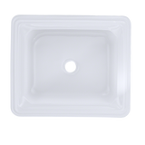 TOTO Guinevere Rectangular Undermount Bathroom Sink with CEFIONTECT, Cotton White, Vitreous China, LT973G#01