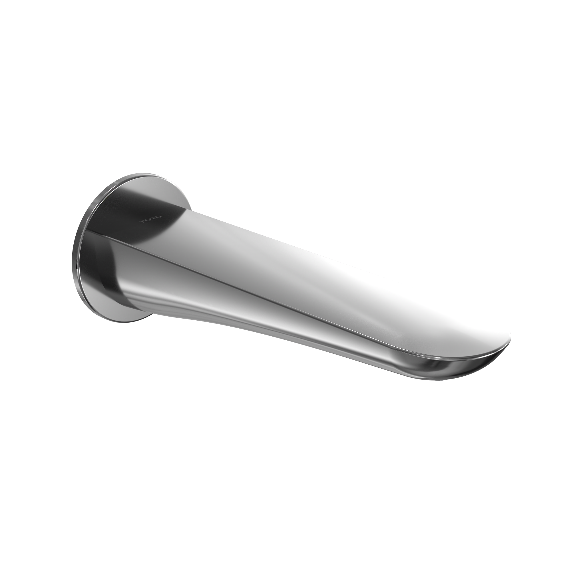 TOTO Modern R Wall Tub Spout, Polished Chrome, Brass, TBG01001U#CP