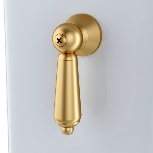 Toto TRIP LEVER (SIDE MOUNT), SATIN BRASS For CARROLLTON, DARTMOUTH, PROMENADE, WHITNEY TOILET TANK, THU141#SB