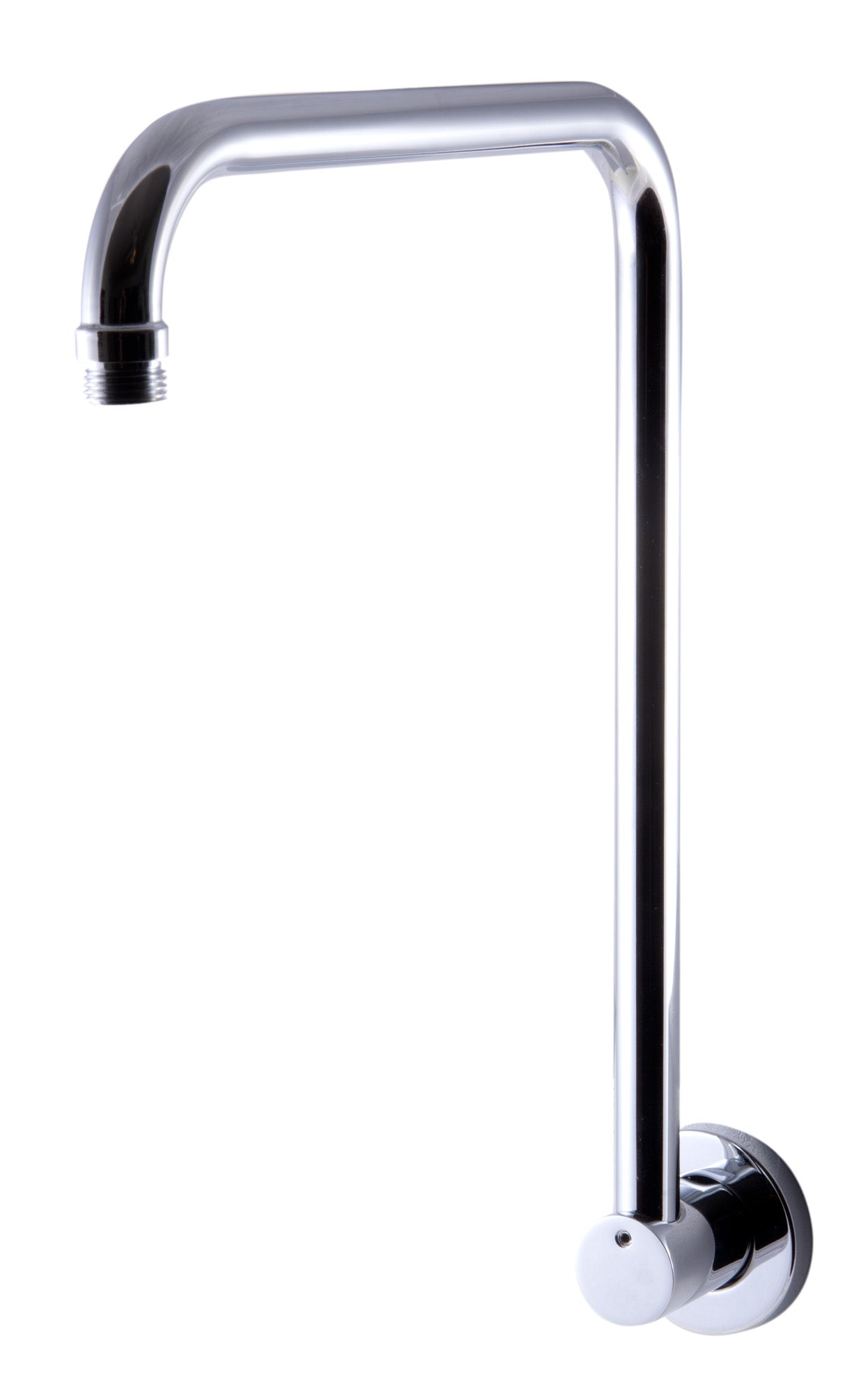 ALFI brand AB12GRW-PC Polished Chrome 12" Round Raised Wall Mounted Shower Arm, Brass