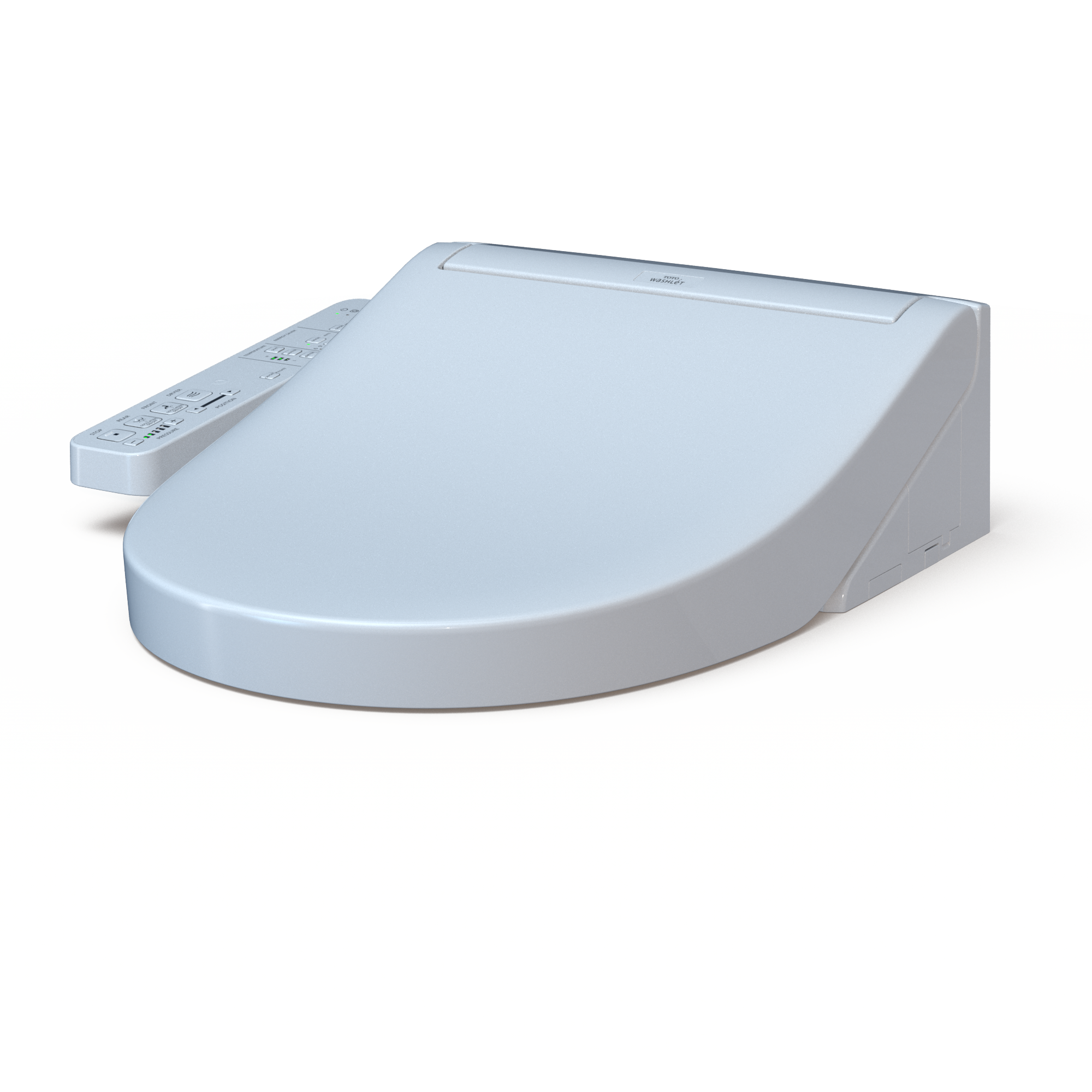TOTO WASHLET KC2 Electronic Bidet Toilet Seat with Heated Seat and SoftClose Lid, Round, Cotton White, Plastic, SW3023#01