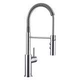 Blanco Catris Semi-Pro Pull-Down Dual-Spray Kitchen Faucet, Chrome, 1.5 GPM, Brass, 401917