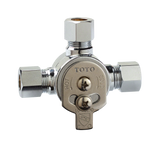 Toto Manual Mixing Valve for EcoPower Faucets, Polished Chrome, Brass, TLM10