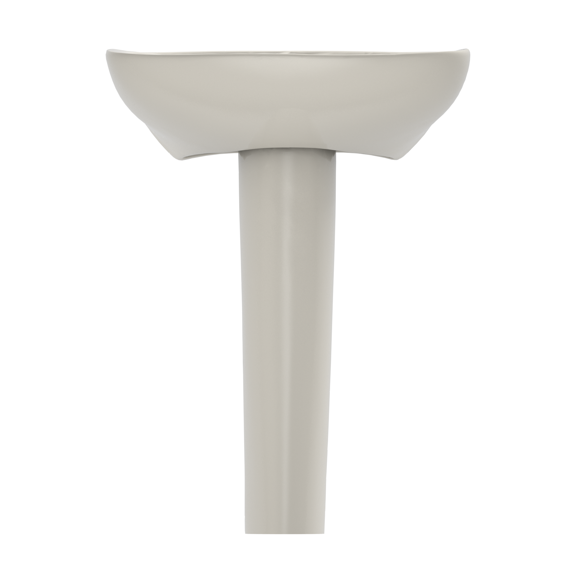 TOTO Prominence Oval Basin Pedestal Bathroom Sink with CeFiONtect for 4 inch Center Faucets, Sedona Beige, Vitreous China, LPT242.4G#12