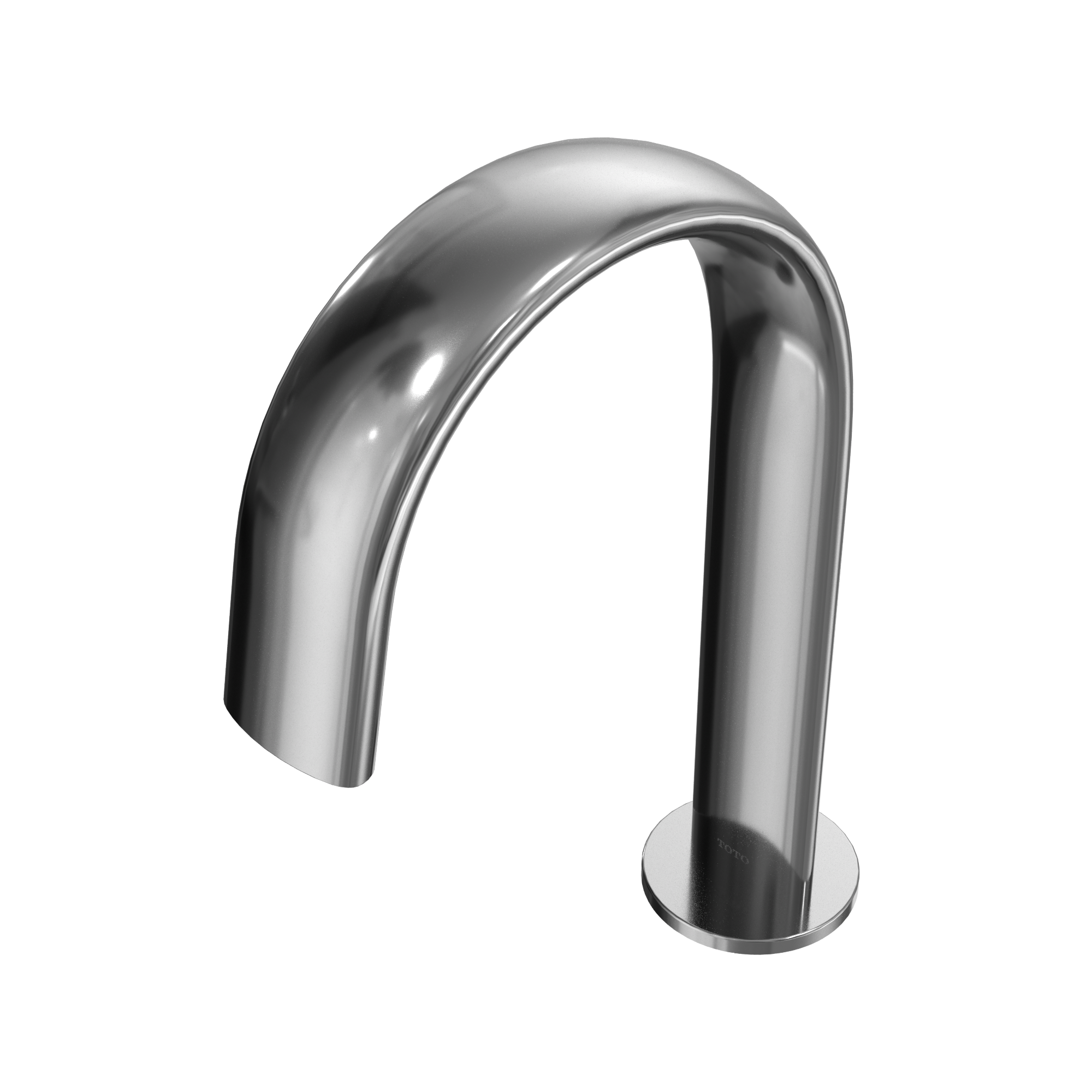 TOTO Gooseneck AC Powered 0.5 GPM Touchless Bathroom Faucet, 20 Second Continuous Flow, Polished Chrome, Brass, T24S53A#CP
