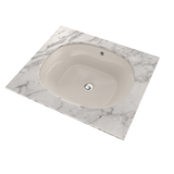 TOTO Maris 17-5/8" x 14-9/16" Oval Undermount Bathroom Sink with CEFIONTECT, Sedona Beige, Vitreous China, LT483G#12