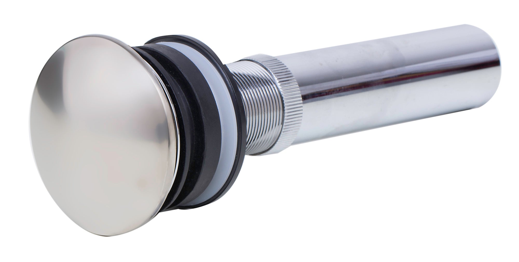 ALFI Brushed Nickel Pop Up Drain for Bathroom Sink without Overflow, AB9055-BN