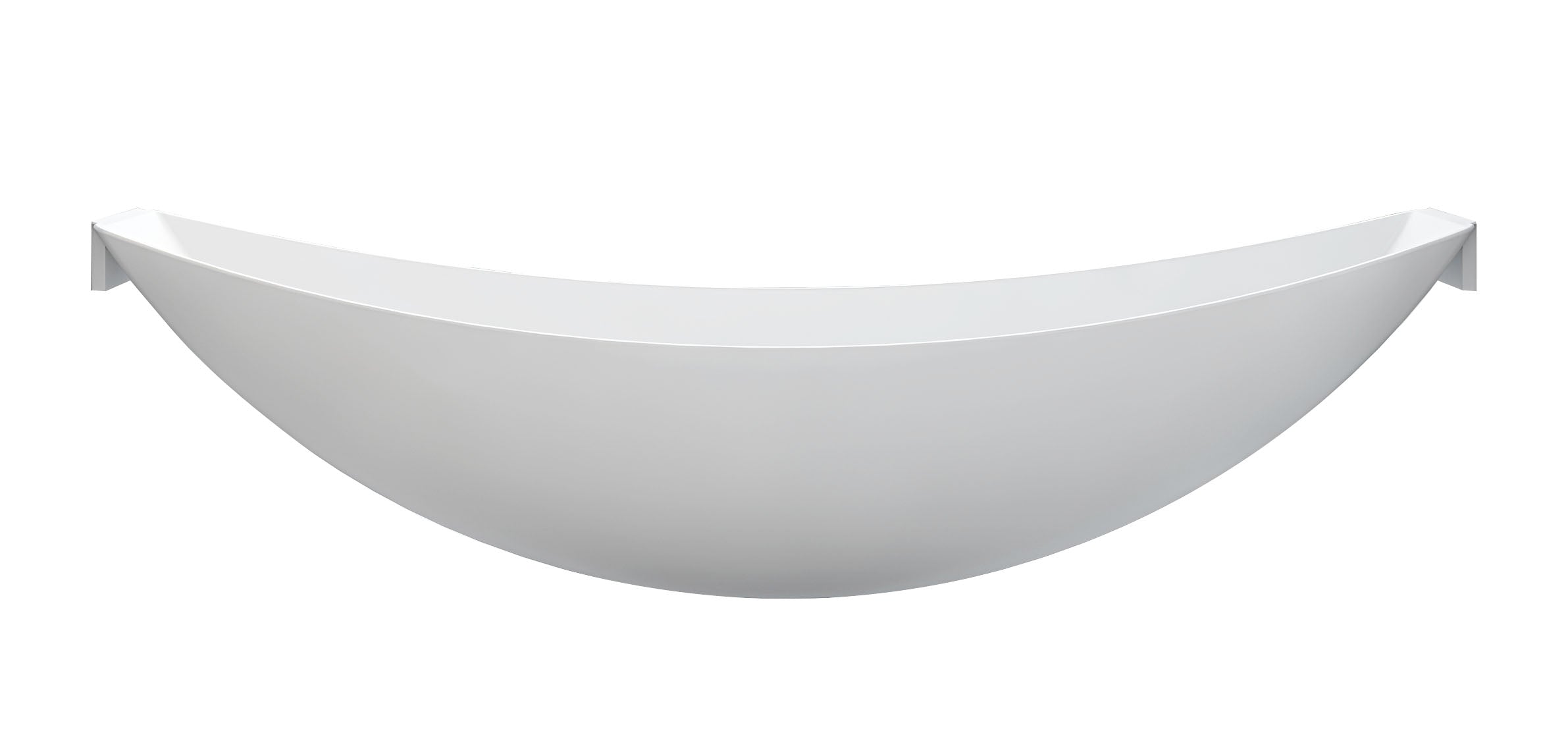 ALFI brand 79" Acrylic Wall Mount Oval Bathtub, White Matte, HammockTub1-WM