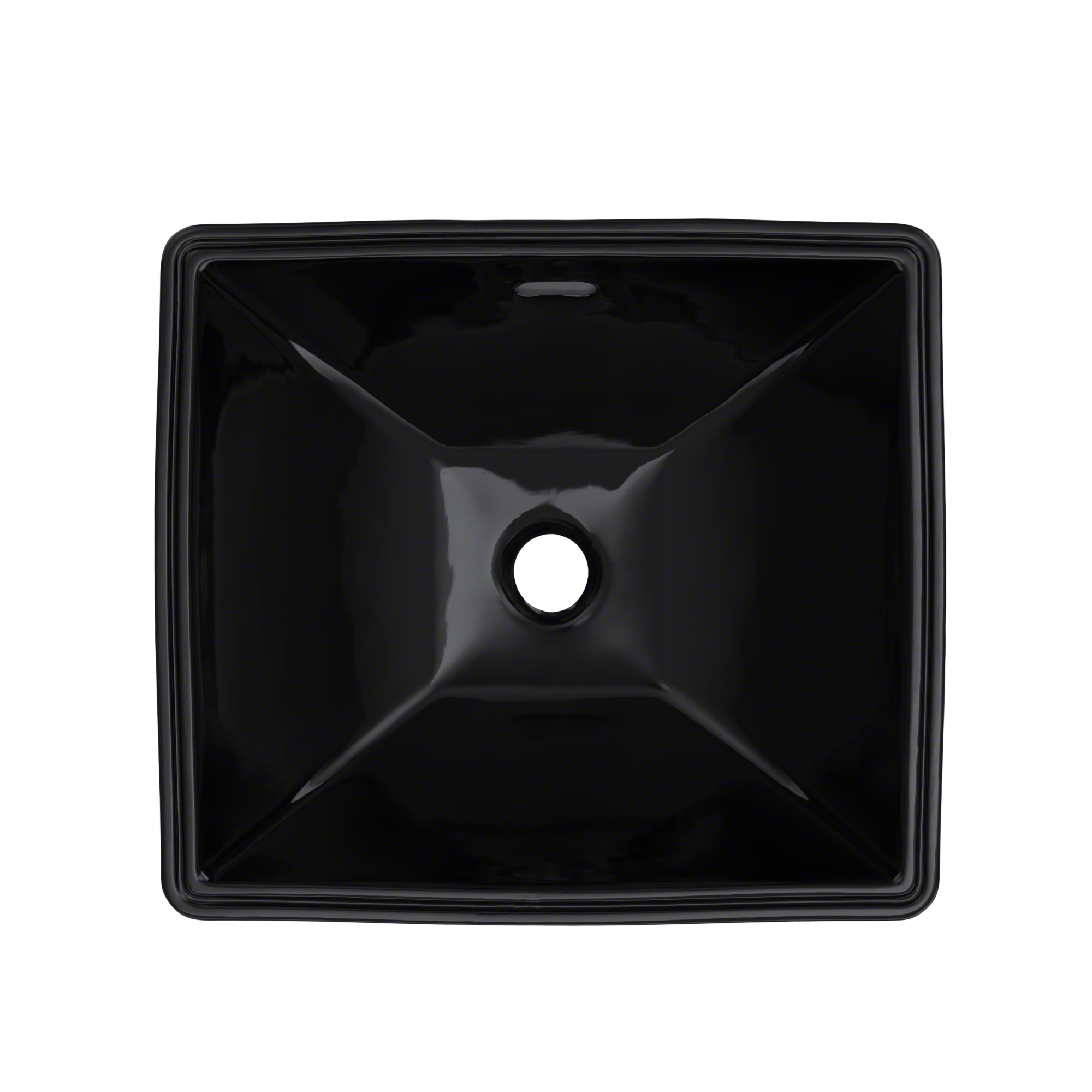 TOTO Legato Rectangular Undermount Bathroom Sink, Vitreous China, Ebony, LT624#51