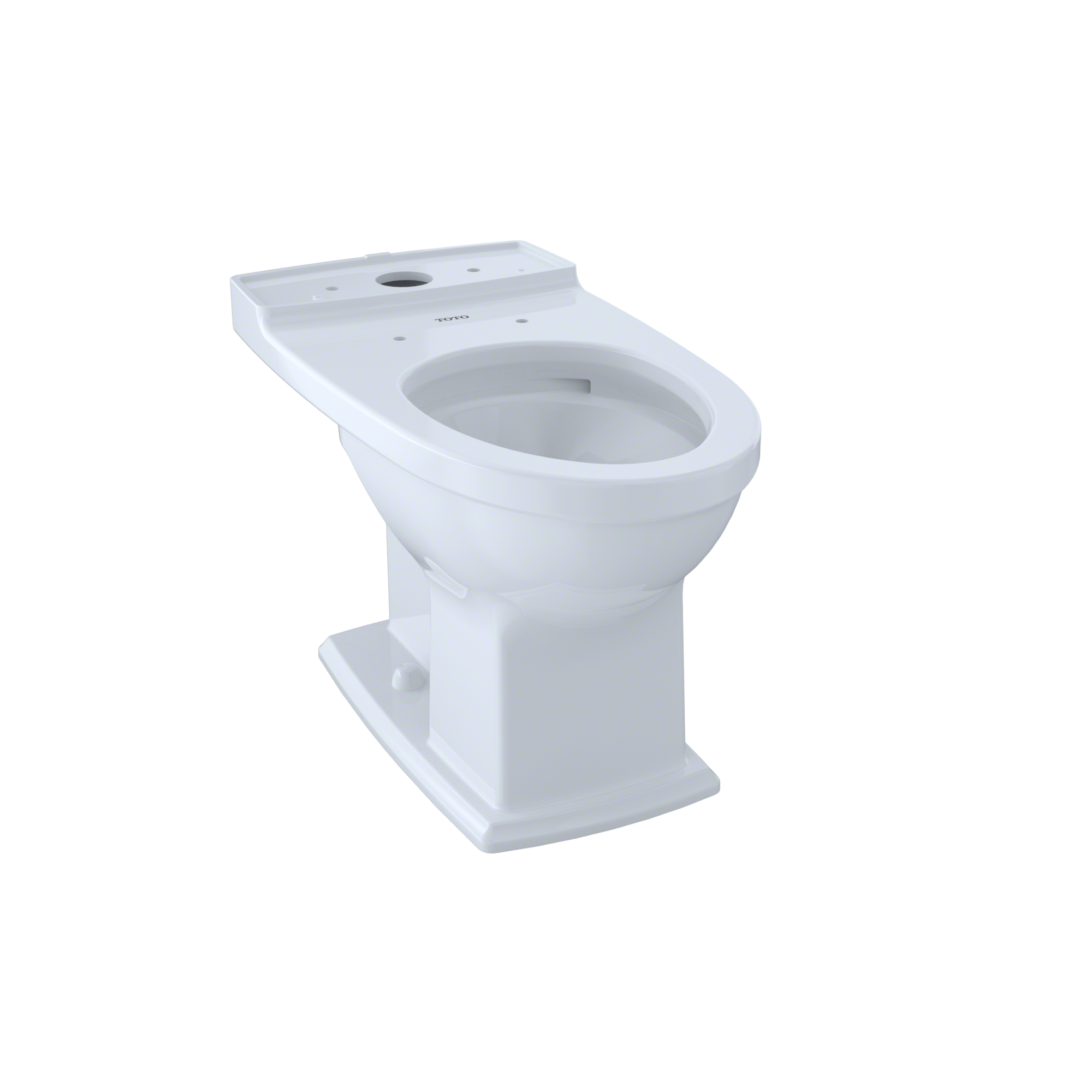 TOTO Connelly Universal Height Elongated Toilet Bowl with CEFIONTECT, Cotton White, Vitreous China, CT494CEFG#01