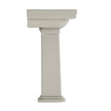 TOTO Promenade 24" x 19-1/4" Rectangular Pedestal Bathroom Sink for Single Hole Faucets, Bone, Vitreous China, LPT532N#03