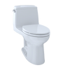 TOTO UltraMax One-Piece Elongated 1.6 GPF Toilet, Cotton White, Vitreous China, MS854114S#01