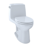 TOTO UltraMax One-Piece Elongated 1.6 GPF Toilet, Cotton White, Vitreous China, MS854114S#01