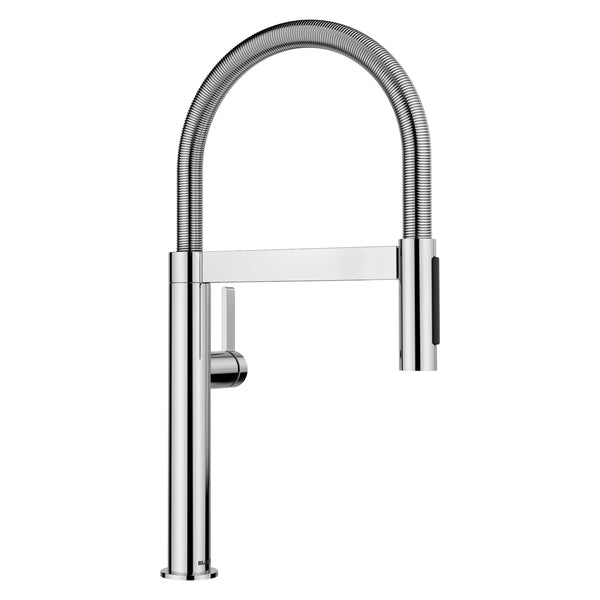 Blanco Culina Mini II Pull-Down Dual-Spray Kitchen Faucet, Chrome, 1.5 GPM, Brass, 527480