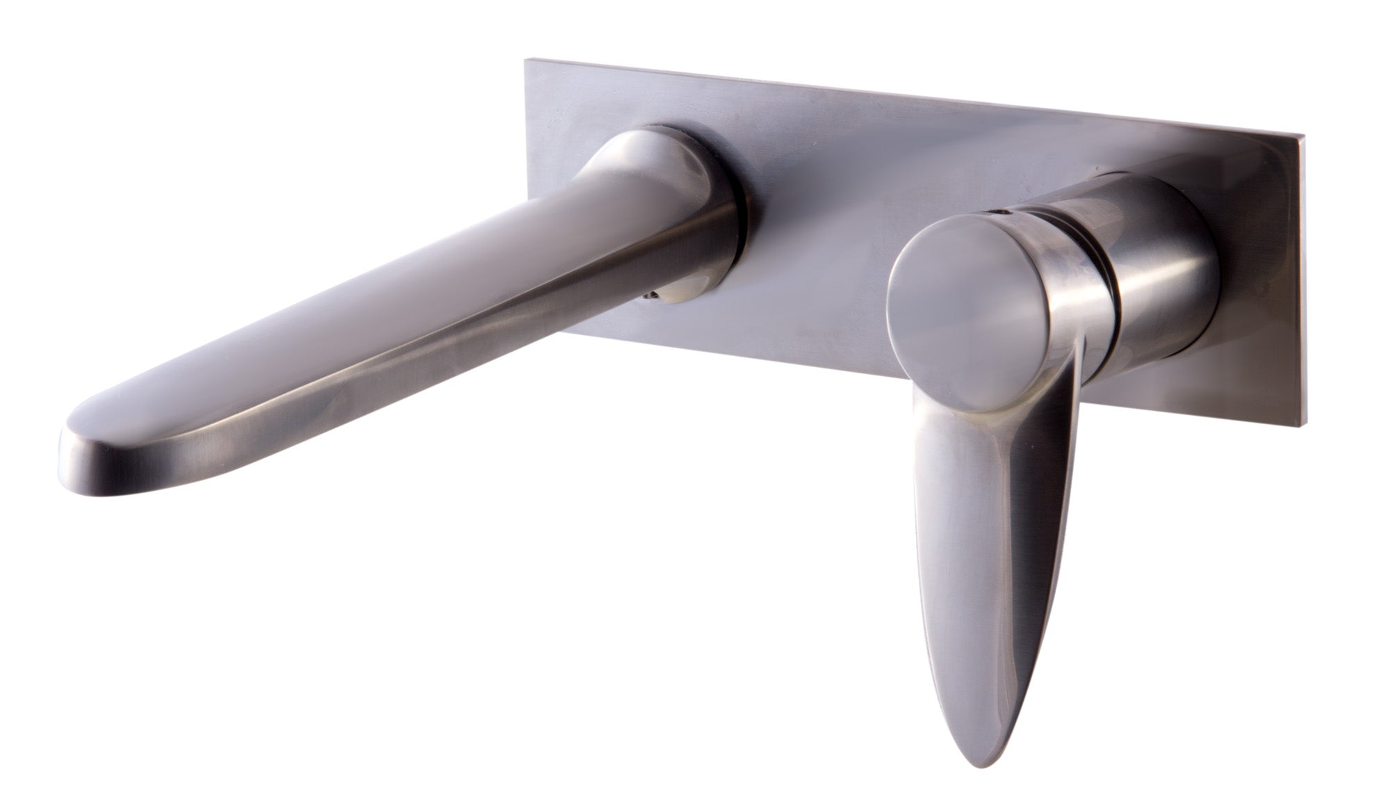 ALFI Brushed Nickel Wall Mounted Modern Bathroom Faucet, AB1772-BN