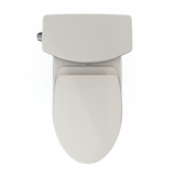 TOTO Drake II 1G Two-Piece Elongated 1.0 GPF Universal Height Toilet with CEFIONTECT and SS124 SoftClose Seat, WASHLET+ Ready, Sedona Beige, Vitreous China|Plastic, MS454124CUFG#12