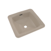 TOTO Connelly Square Undermount Bathroom Sink with CEFIONTECT, Bone, Vitreous China, LT491G#03