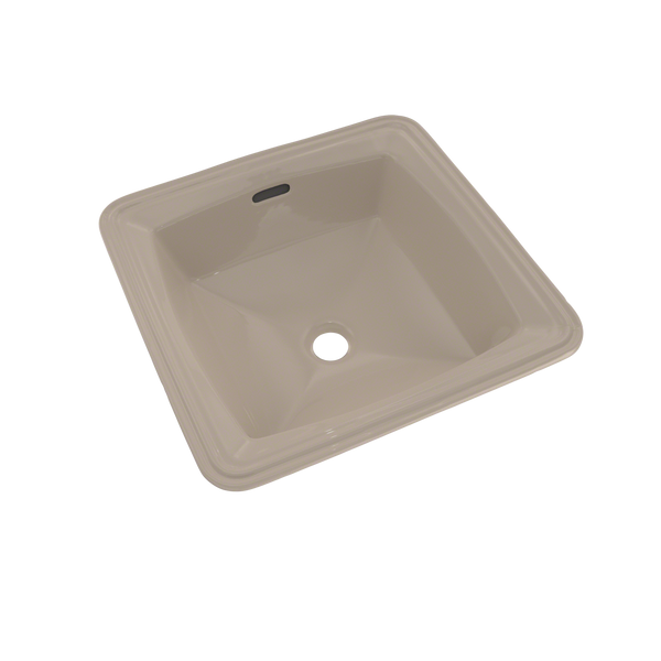 TOTO Connelly Square Undermount Bathroom Sink with CEFIONTECT, Bone, Vitreous China, LT491G#03