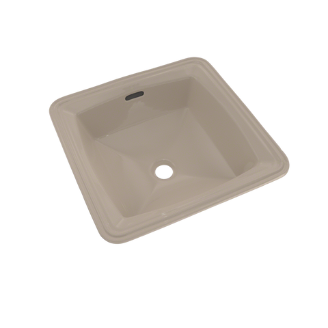 TOTO Connelly Square Undermount Bathroom Sink with CEFIONTECT, Bone, Vitreous China, LT491G#03