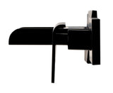 ALFI brand 1.2 GPM Lever Waterfall Spout Bathroom Faucet, Modern, Black Matte, AB1796-BM