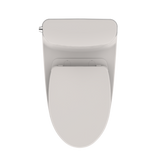 TOTO Nexus 1G One-Piece Elongated 1.0 GPF Universal Height Toilet with CEFIONTECT and SS124 SoftClose Seat, WASHLET+ Ready, Colonial White, Vitreous China, MS642124CUFG#11