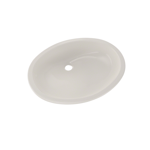 TOTO Dantesca Oval Undermount Bathroom Sink with CEFIONTECT, Colonial White, Vitreous China, LT597G#11