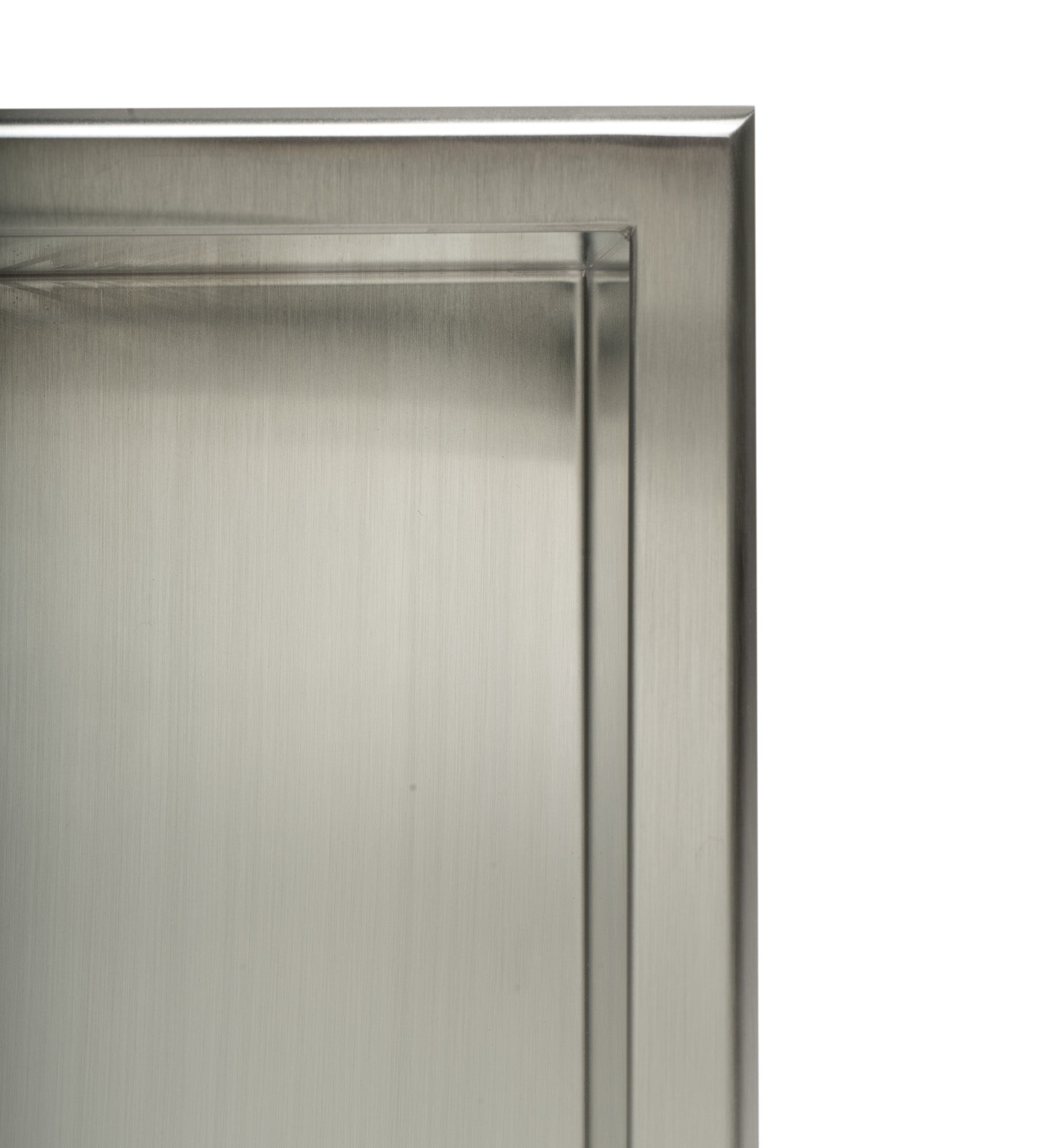 Alternate Image for ALFI brand ABN1616-BSS 16 x 16 Brushed Stainless Steel Square Single Shelf Bath Shower Niche, 20 Gauge