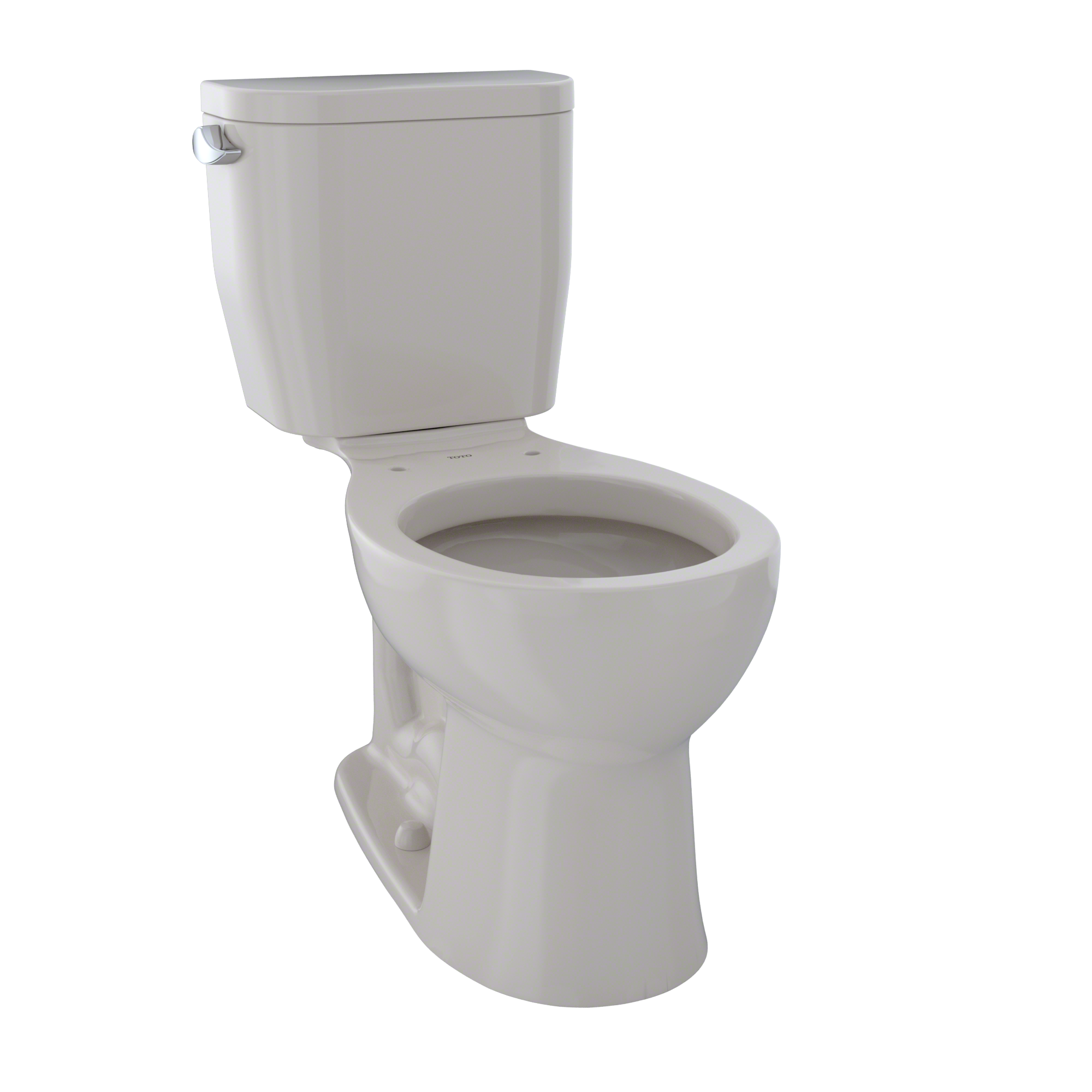 TOTO Entrada Two-Piece Round 1.28 GPF Universal Height Toilet, Sedona Beige, Vitreous China, CST243EF#12