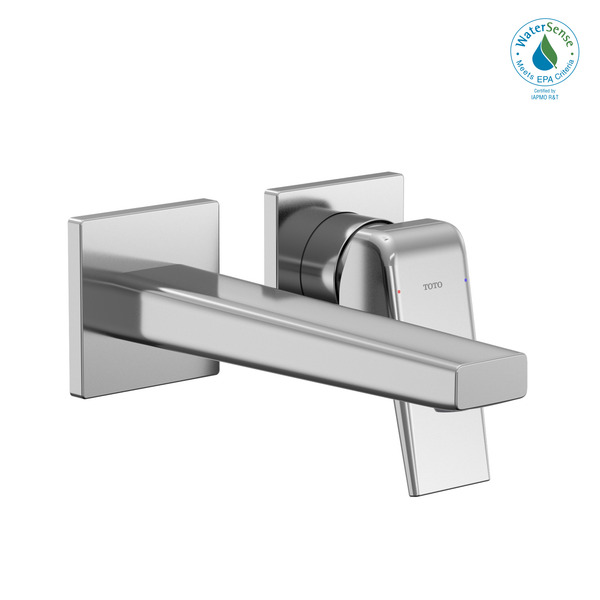 TOTO GB 1.2 GPM Wall-Mount Single-Handle Bathroom Faucet with COMFORT GLIDE Technology, Polished Chrome, Brass, TLG10307U#CP