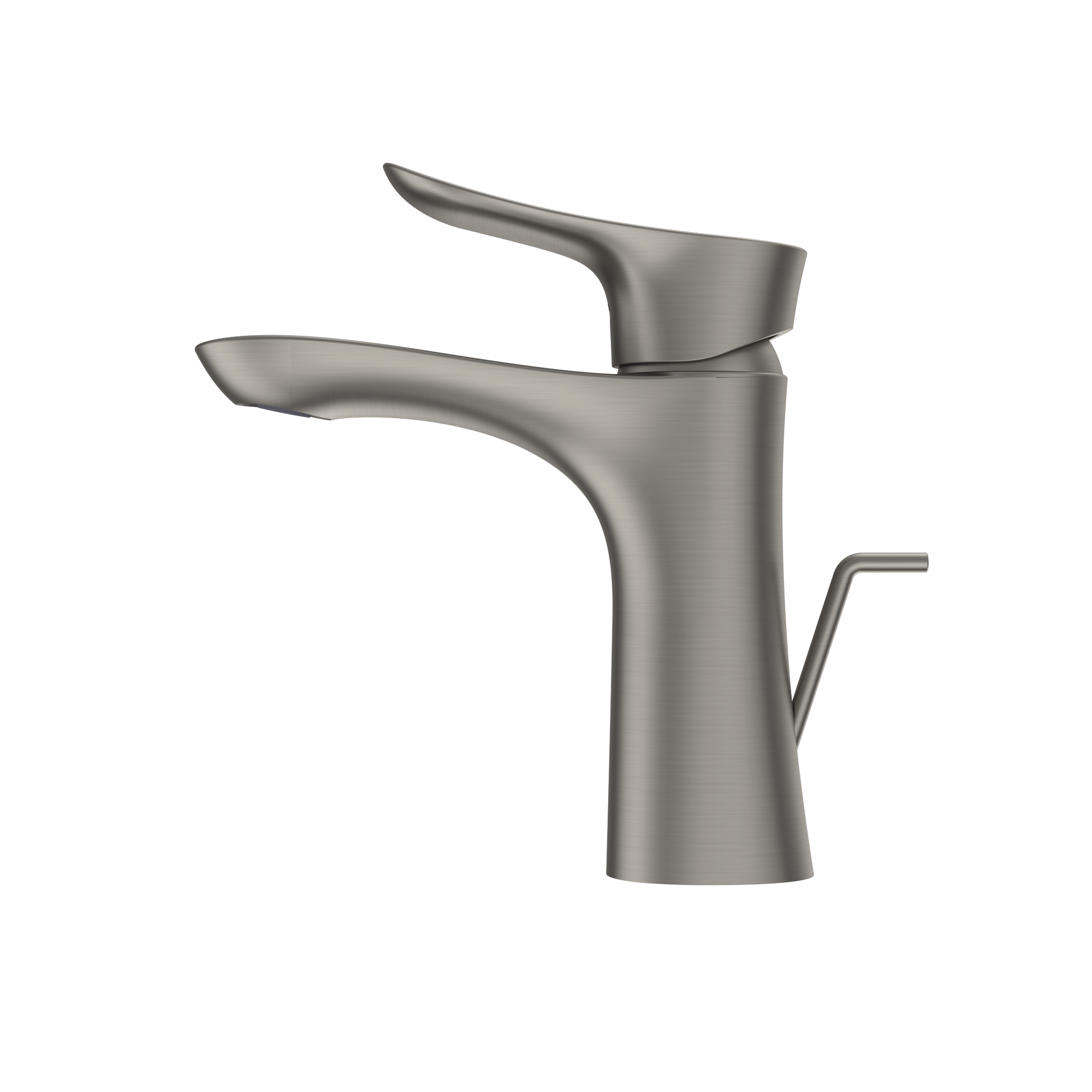 TOTO GO Series 1.2 GPM Single Handle Bathroom Sink Faucet with COMFORT GLIDE Technology and Drain Assembly, Brushed Nickel, Brass, TLG01301U#BN