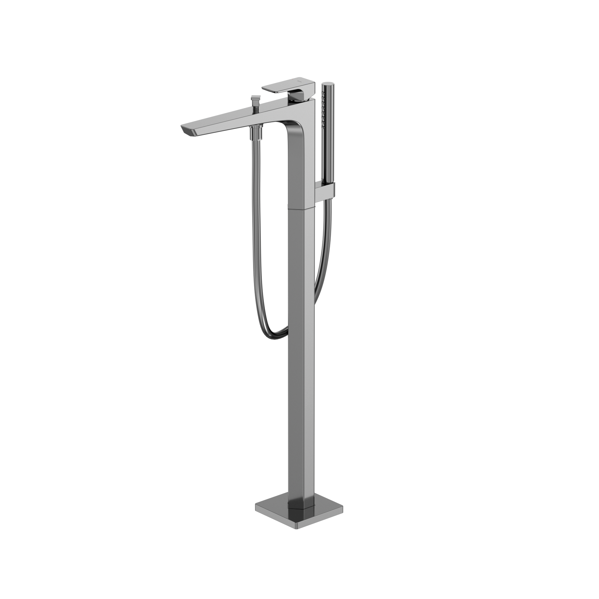 TOTO GE Single-Handle Free Standing Tub Filler with Handshower, Polished Chrome, Brass, TBG07306U#CP