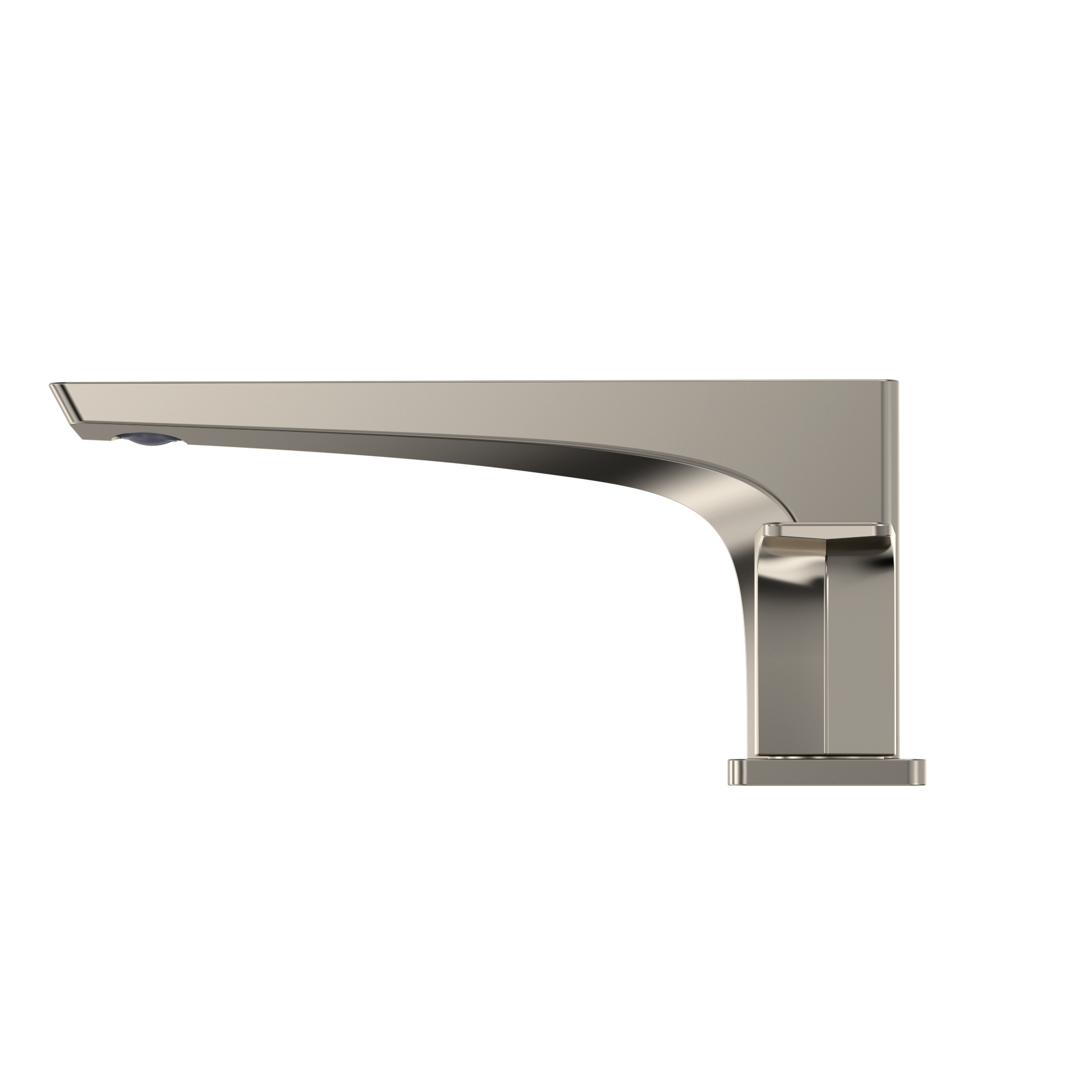 TOTO GE Two-Handle Deck-Mount Roman Tub Filler Trim, Polished Nickel, Brass, TBG07201U#PN