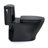 TOTO Nexus One-Piece Elongated 1.28 GPF Universal Height Toilet with SS124 SoftClose Seat, WASHLET+ Ready, Ebony, Vitreous China, MS642124CEF#51