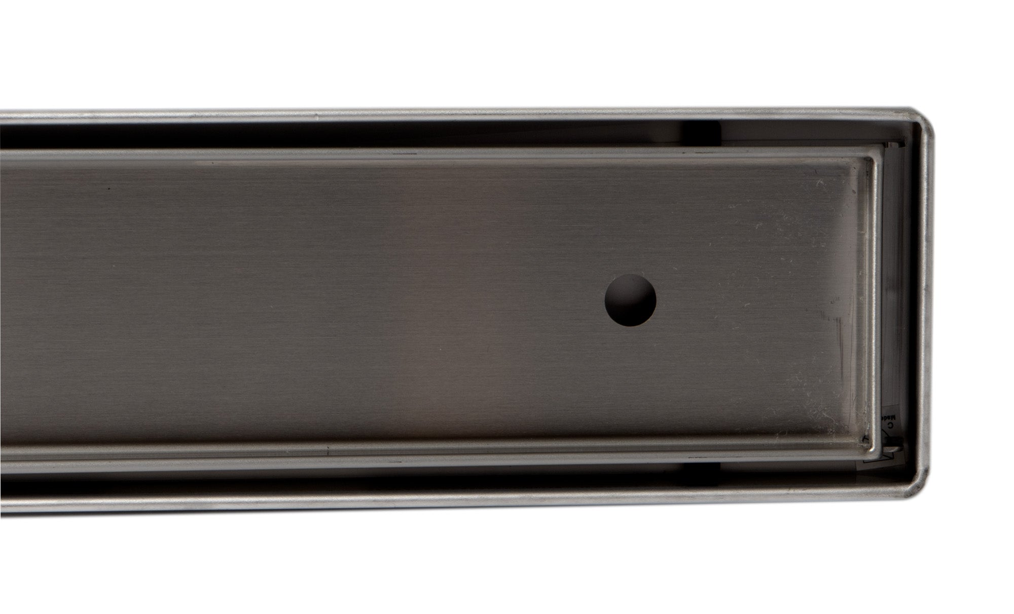 ALFI brand ABLD47A 47" Stainless Steel Linear Shower Drain with No Cover, Grey
