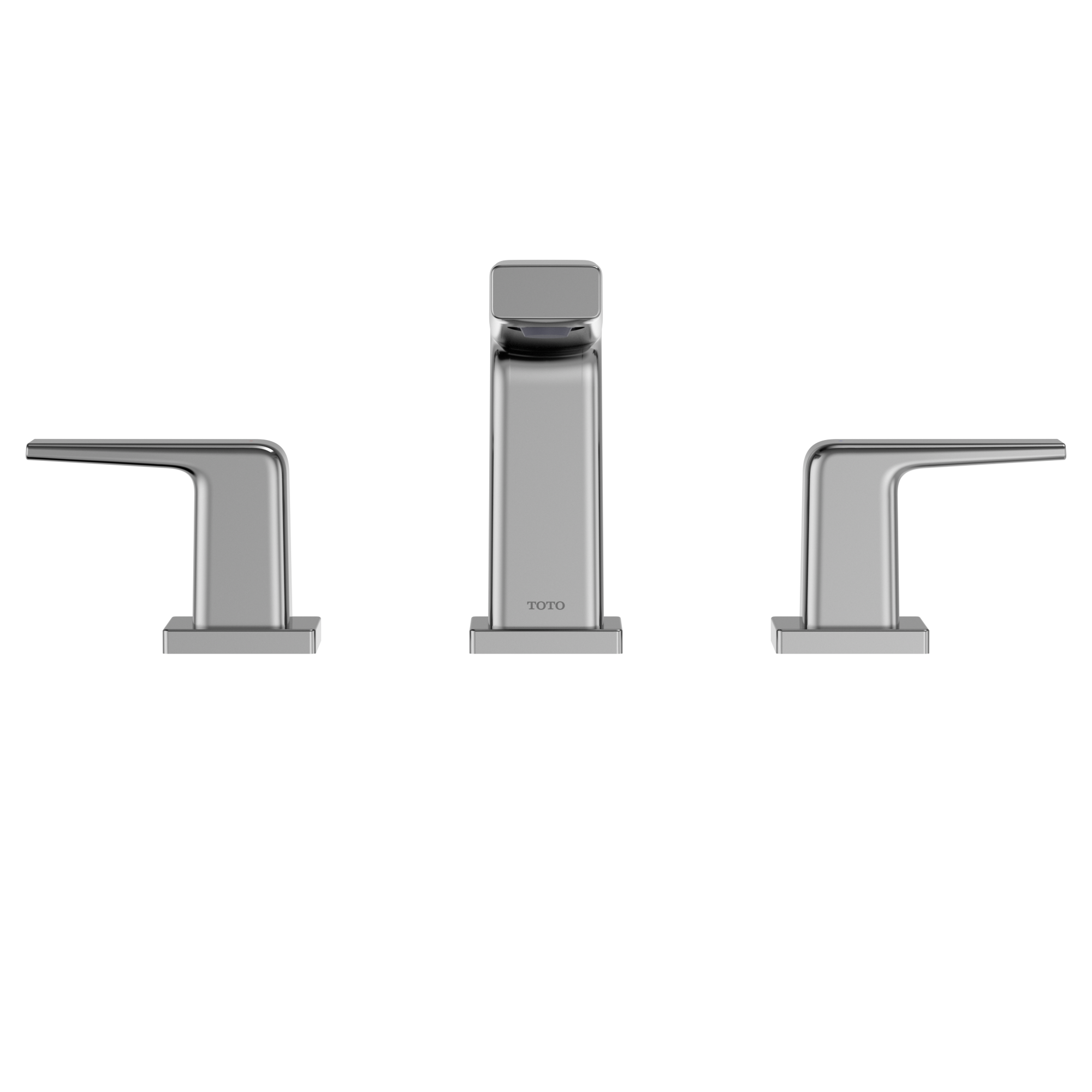 TOTO GB Series 1.2 GPM Two Handle Widespread Bathroom Sink Faucet with Drain Assembly, Polished Chrome, Brass, TLG10201U#CP