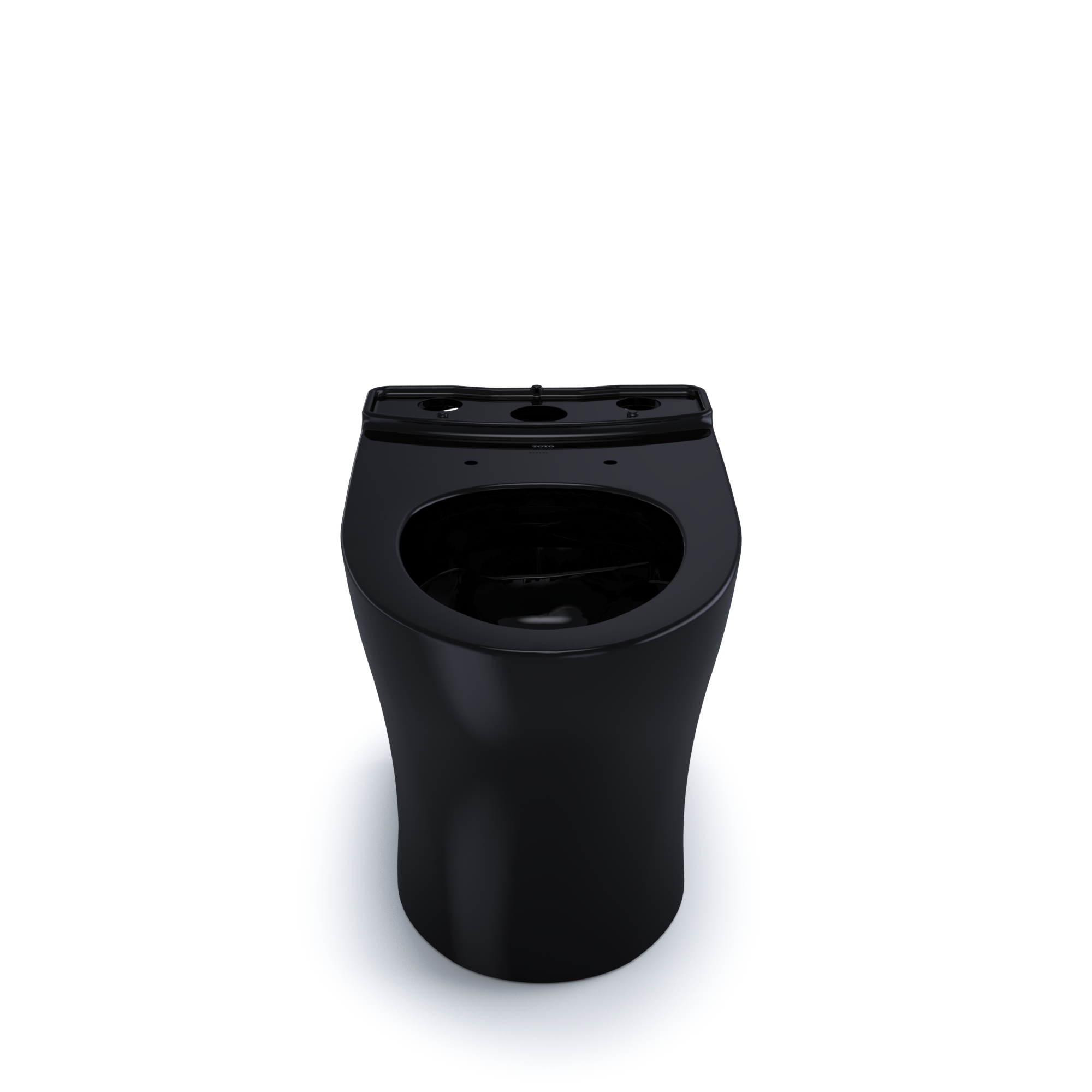 TOTO Aquia IV Elongated Universal Height Skirted Toilet Bowl, WASHLET+ Ready, Ebony, Vitreous China, CT446CEFNT40#51