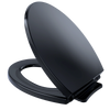 TOTO SoftClose Non Slamming, Slow Close Elongated Toilet Seat and Lid, Ebony, Plastic, SS114#51