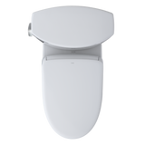 TOTO WASHLET+ Drake II Two-Piece Elongated 1.28 GPF Toilet and WASHLET+ S7A Contemporary Bidet Seat, Cotton White, Vitreous China|Plastic, MW4544736CEFG#01