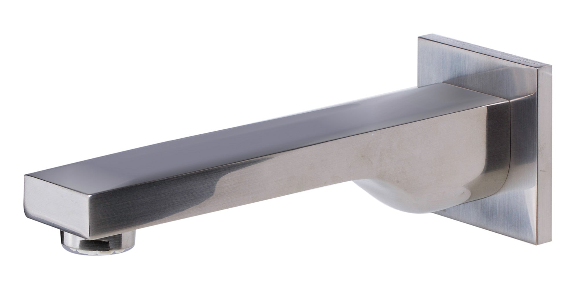 Alternate Image for ALFI brand Brass, AB9201-BN Brushed Nickel Wallmounted Tub Filler Bathroom Spout