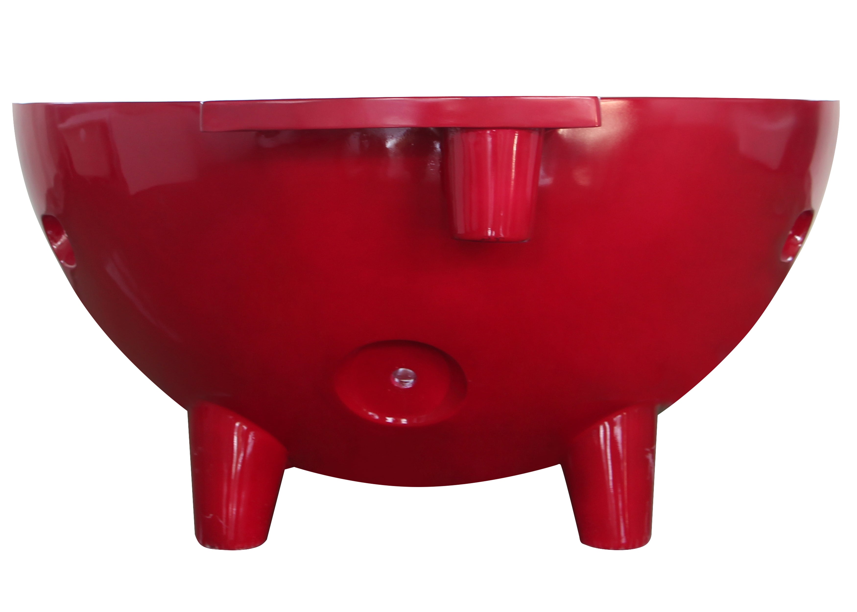 ALFI brand Circle Bathtub, Red, FireHotTub-RW