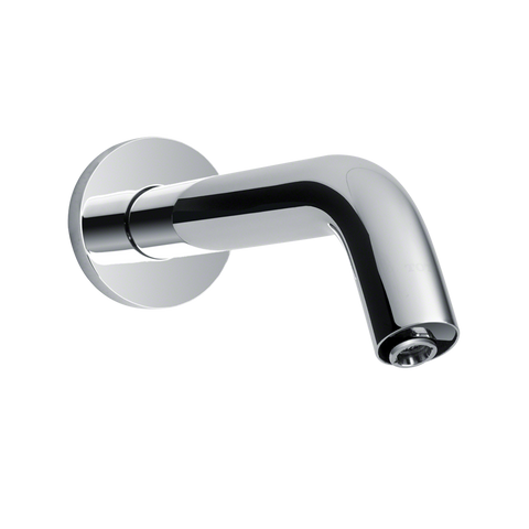 TOTO Helix Wall-Mount ECOPOWER 0.35 GPM Electronic Touchless Sensor Bathroom Faucet with Mixing Valve, Polished Chrome, Brass, TEL133-D20EM#CP