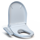 TOTO WASHLET C2 Electronic Bidet Toilet Seat with PREMIST and EWATER+ Wand Cleaning, Round, Cotton White, Plastic, SW3073#01