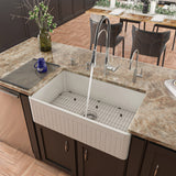 ALFI brand 1.8 GPM Lever Gooseneck Spout Touch Kitchen Faucet, Modern, Gray, Polished Chrome, ABKF3001-PC