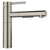 Blanco Alta II Low Arc Pull-Out Kitchen Faucet, Satin Platinum, 1.5 GPM, Brass, 443256