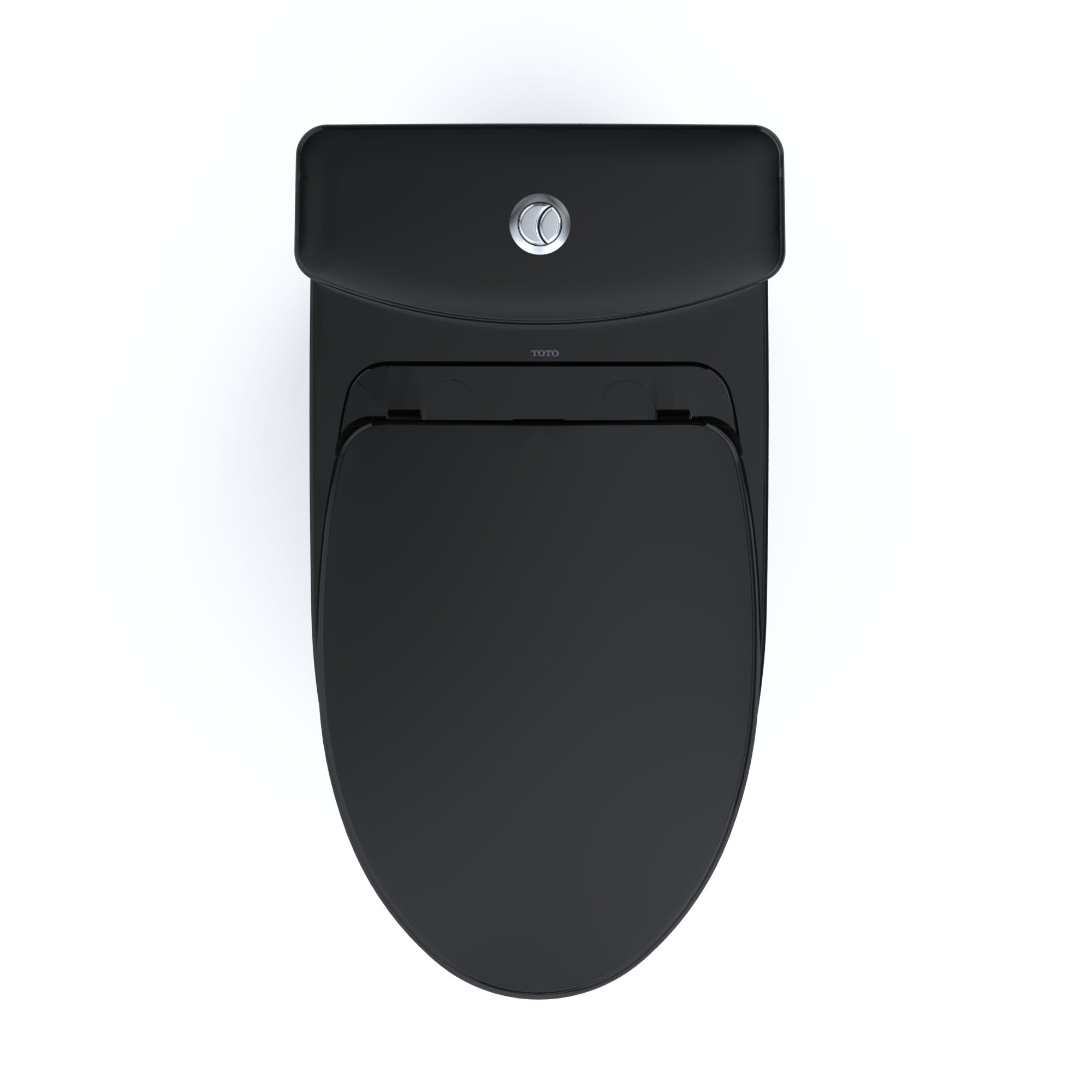 TOTO Aquia IV WASHLET+ Two-Piece Elongated Dual Flush 1.28 and 0.9 GPF Toilet, Ebony, Vitreous China, MS446124CEMN#51