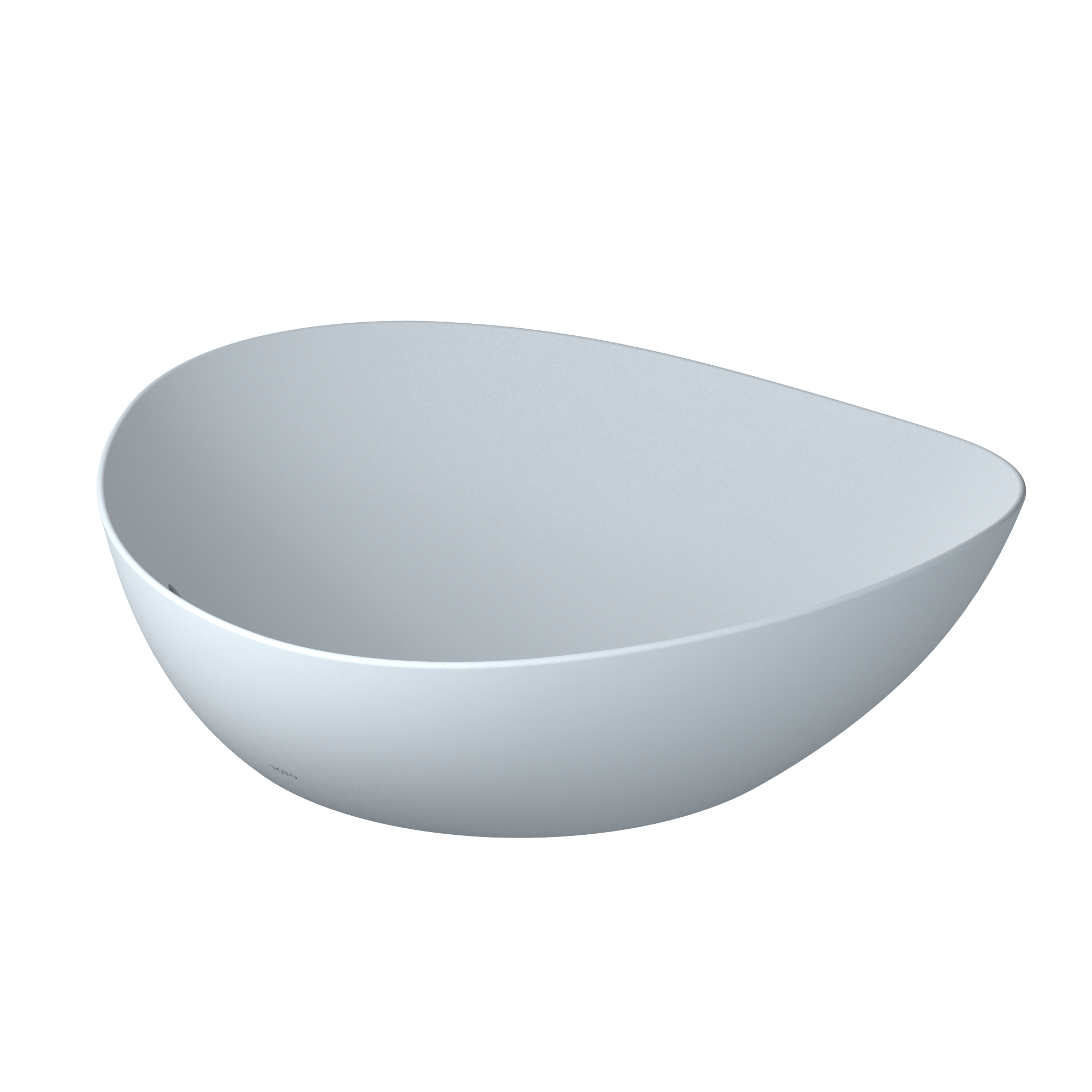 TOTO Kiwami Asymmetrical Vessel Bathroom Sink with CEFITONTECT, CLEAN MATTE, Ceramic, LT477MT#CMW