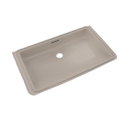 TOTO Rectangular Undermount Bathroom Sink with CEFIONTECT, Bone, Vitreous China, LT191G#03