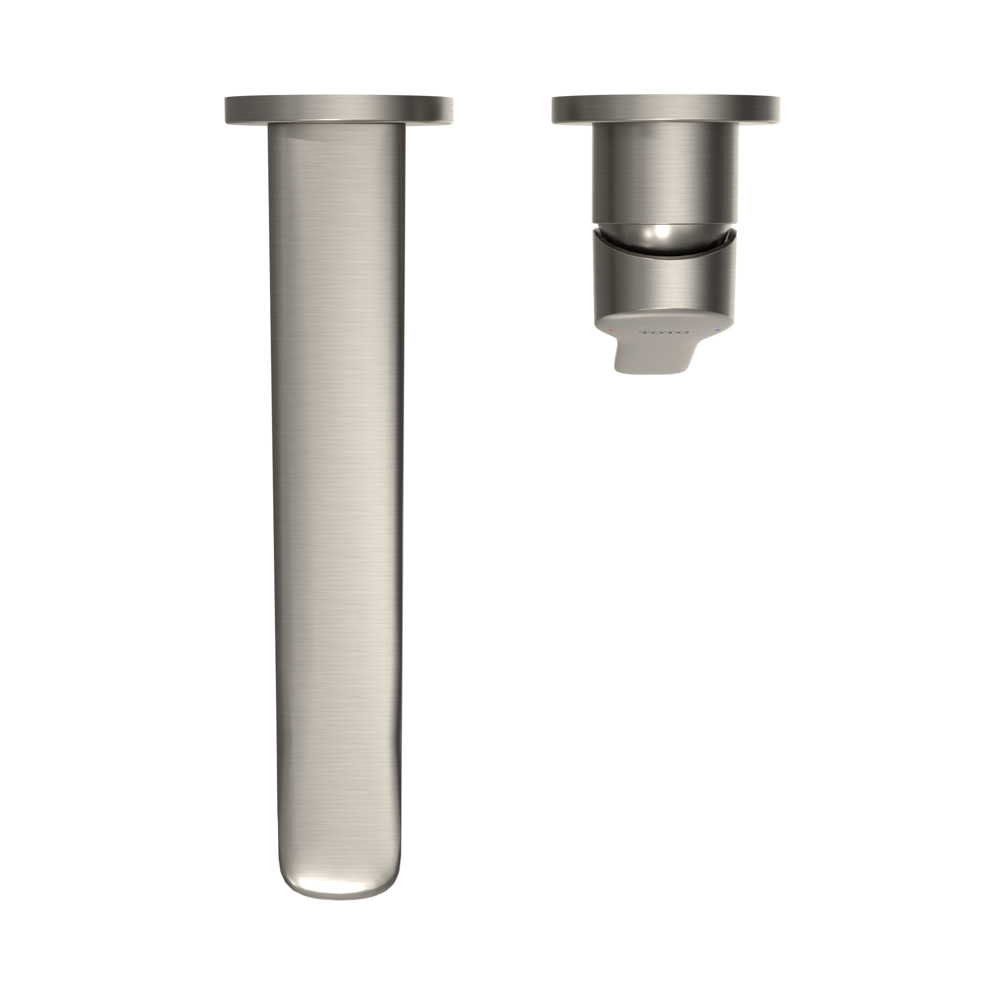 TOTO GS 1.2 GPM Wall-Mount Single-Handle Bathroom Faucet with COMFORT GLIDE Technology, Brushed Nickel, Brass, TLG03308U#BN