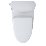 TOTO WASHLET+ Nexus One-Piece Elongated 1.28 GPF Toilet with S7A Contemporary Bidet Seat, Cotton White, Vitreous China|Plastic, MW6424736CEFG#01